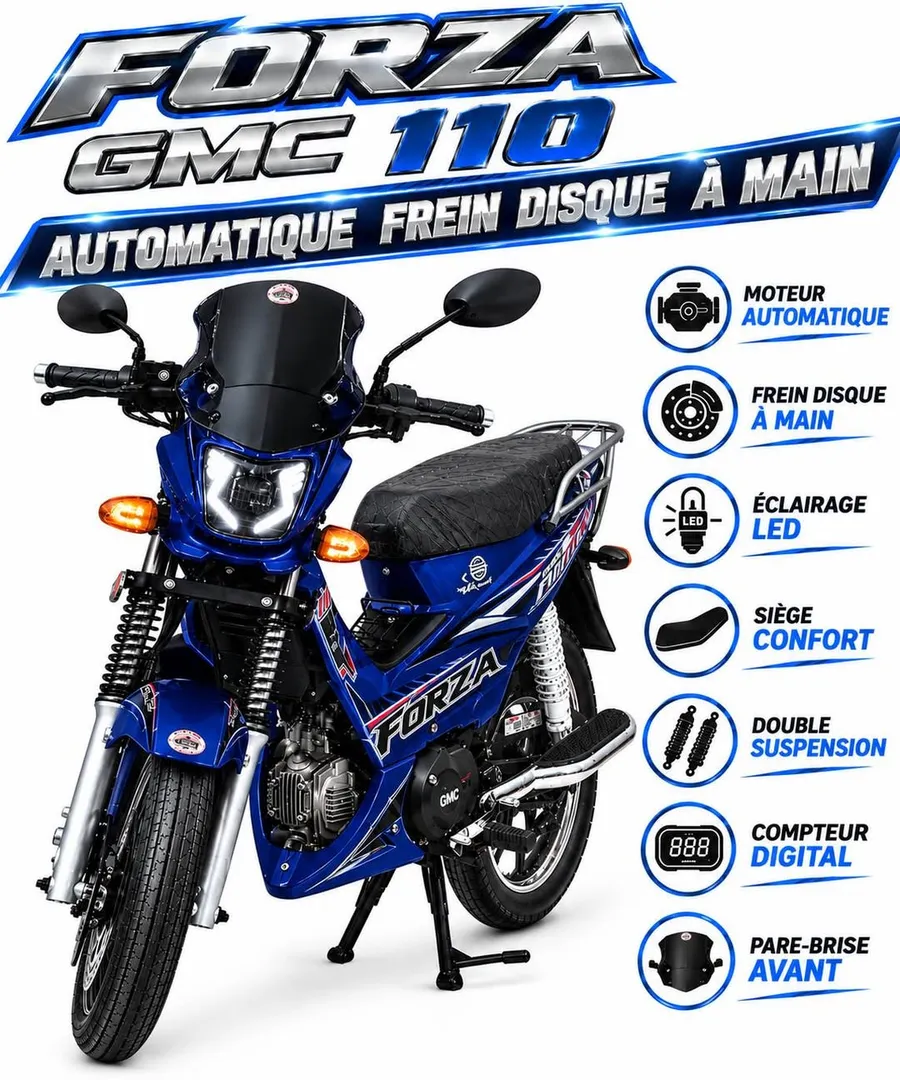 Forza 110, cyclomoteur automatique GMC Motors